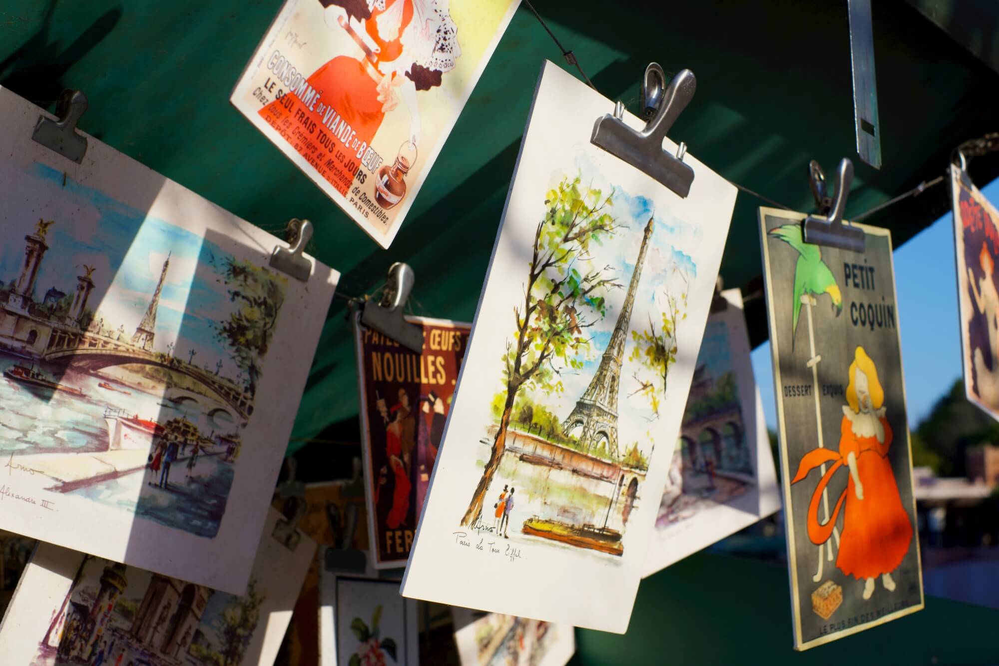 Collection de cartes postales du monde entier