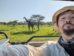 Carte postale avec un boutre devant Zanzibar