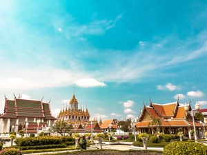 Carte postale de Loha Prasat, Bangkok, Thaïlande