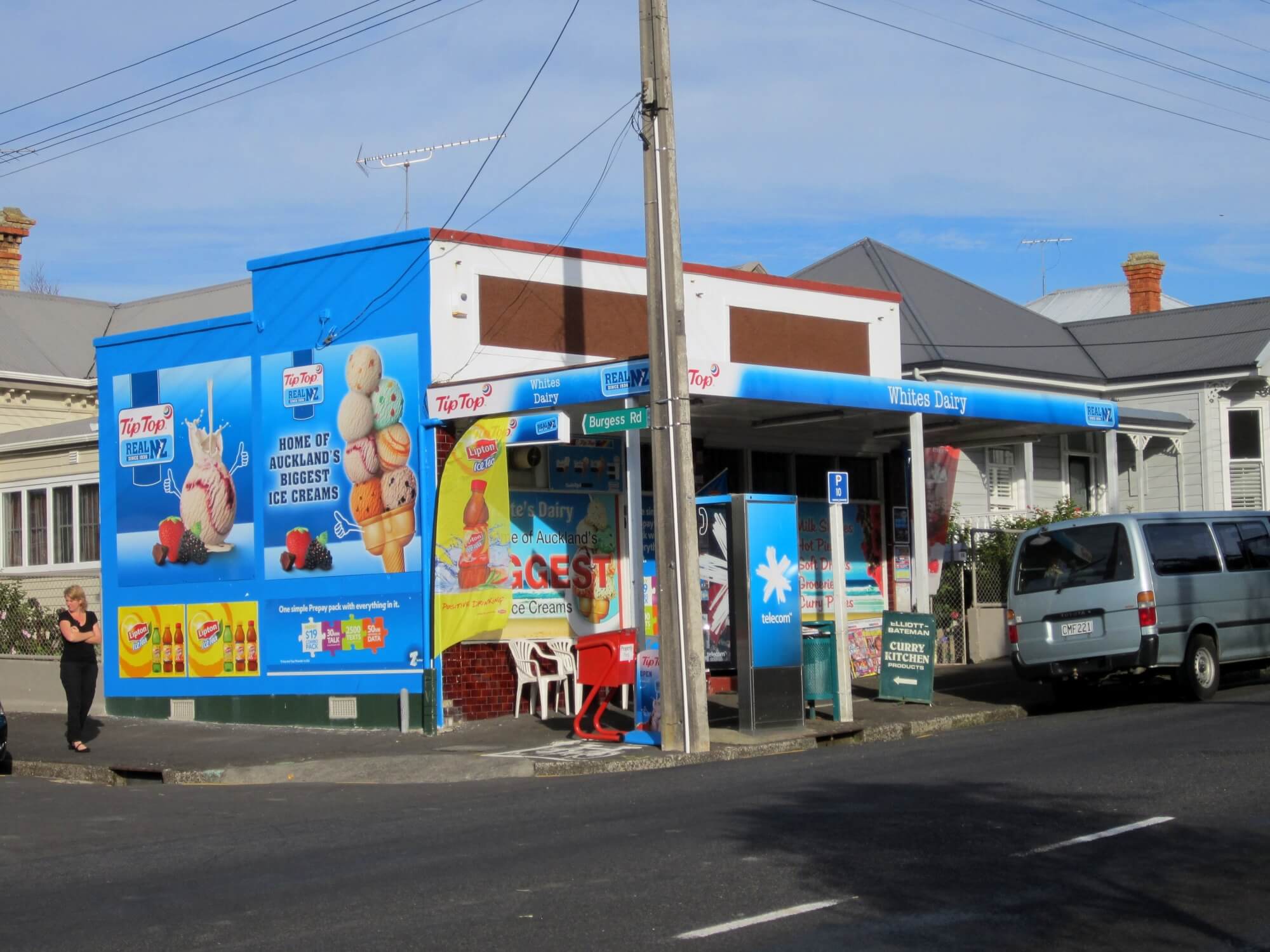 "Whites Dairy" in Devonport New Zealand